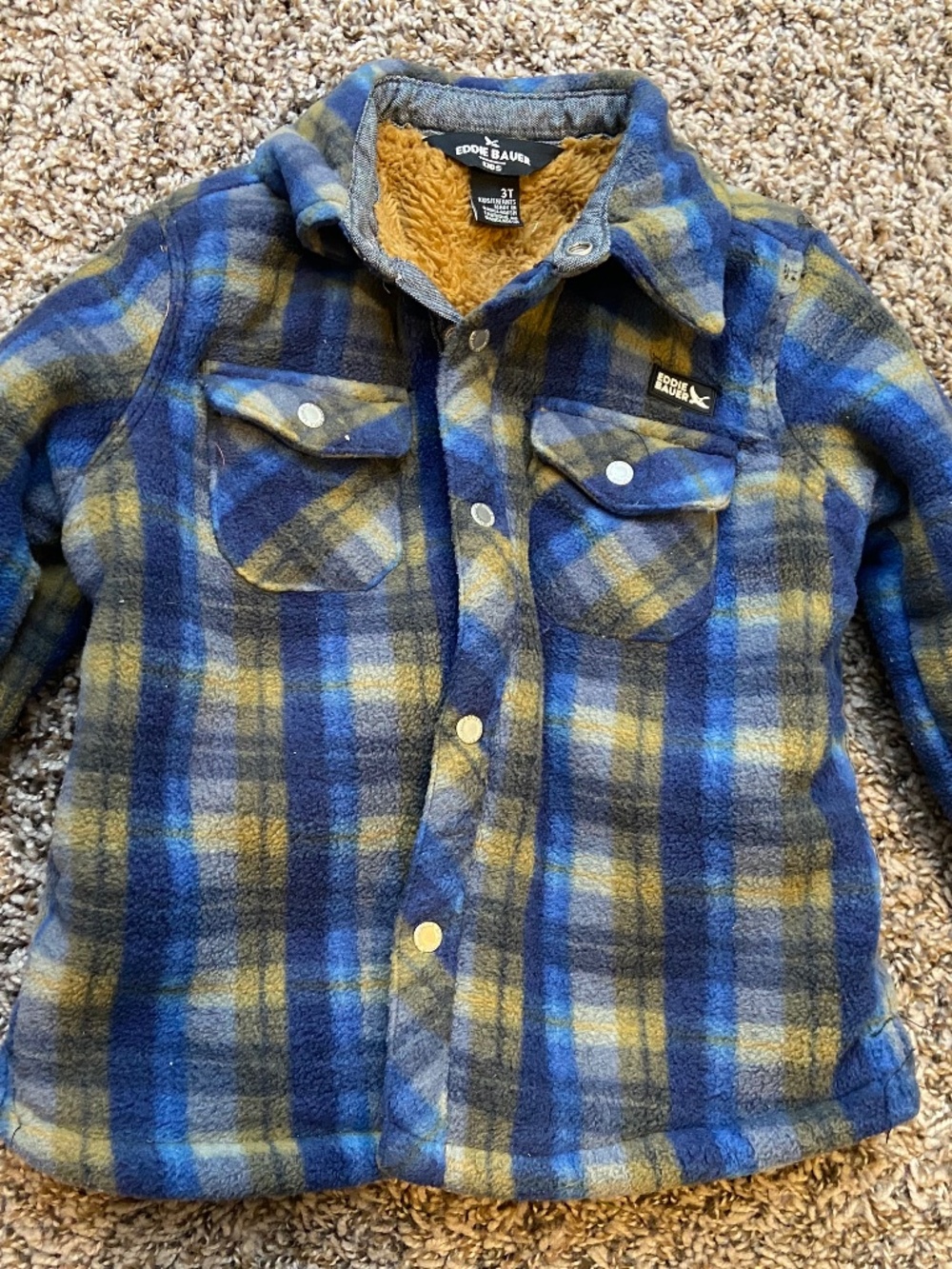3T flannel jacket